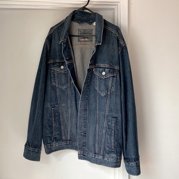 Levis Jacquard Xxl Smart Denim Jacket 